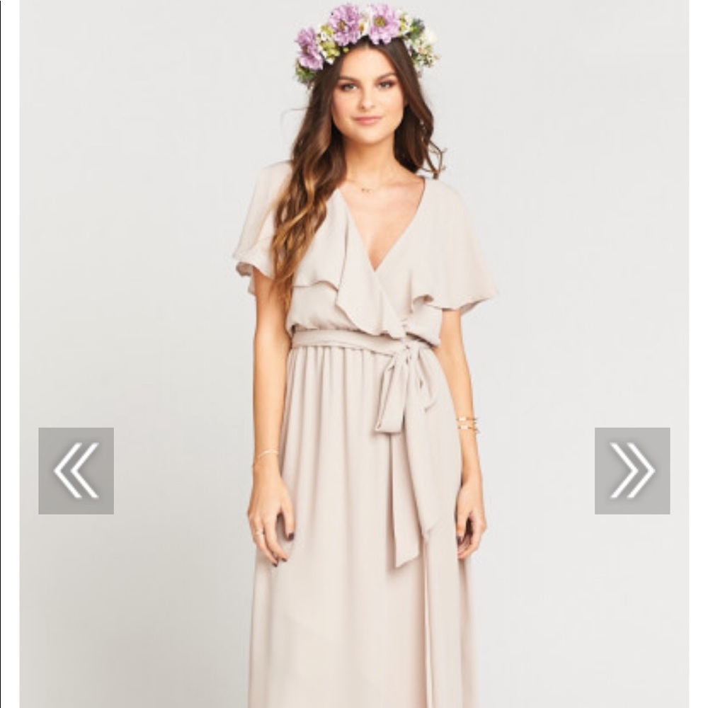AUDREY MAXI DRESS ~ SHOW ME THE RING CRISP